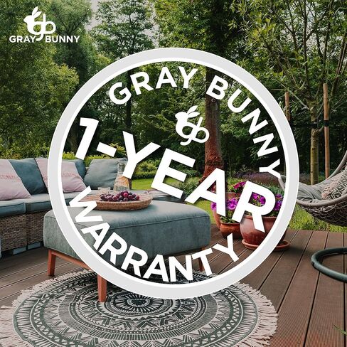 مغذيات الطيور البرية من Gray Bunny مقاومة للسنجاب للتعليق الخارجي، سعة 1.25 رطل، مقاومة للطيور من الصلب للطيور الصغيرة، مقاومة للمضغ ومقاومة للصدأ، 4 منافذ لمشاهدة الطيور، هدايا لمحبي الطيور in Kuwait