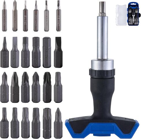 3.6V Cordless Impact Screwdriver Gun, 1.5Ah Lithium Battery, 1/4" Chuck, 3-10 N.m Torque, 300RPM, Includes Magnetic Bits & Case – Electrician Tools Set in Saudi Arabia