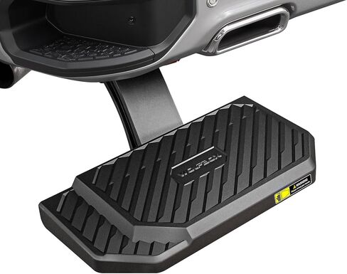 WOLFBOX Retractable Bed Step for 2021-2026 Ford F-150/Lightning EV, 330 LBS Heavy-Duty Truck Bed Step, Non-Slip Aluminum Tailgate Step Replace Easy Bolt-On in Saudi Arabia