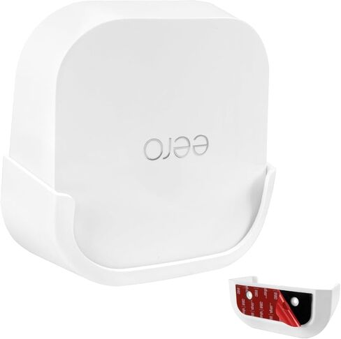 Huafly 2pcs Wall Mount Bracket for eero Max 7 WiFi, Effortless Installation No Messy Wires Space Saving, Strong ABS Holder, Cable Management at Home & Office in Saudi Arabia