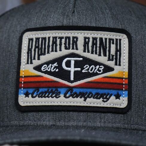 قبعة Rodeo Time Dale Brisby Radiator Ranch Bull Hauler Snapback - قبعة سائق الشاحنة الشبكية الغربية للرجال والنساء - نمط قابل للتعديل in Saudi Arabia
