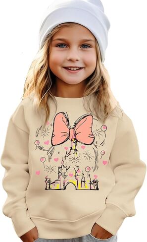 Magical Crewneck Sweatshirt for Toddler Girl Magic Castle Long Sleeve Shirts Kingdom Holiday Family Vacation Outfit in Saudi Arabia