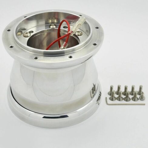 Flashpower 3 Bolt Steering Wheel Adapter Boss Kit Polished Compatible with Ford, Lincoln, Mercury in Saudi Arabia