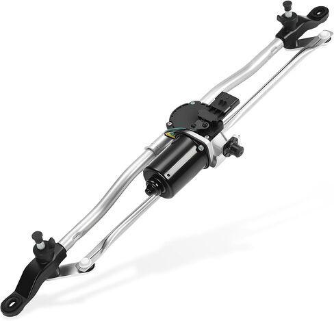 Front Windshield Wiper Motor & Linkage Assembly, Module Kit Compatible with Dodge Ram 1500 2005–2008, Ram 2500 2005–2009, Ram 3500 2005–2010, Ram 4500 & 5500, Direct Replacement 55077098AL in Saudi Arabia