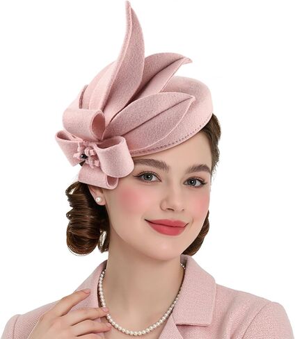 Wool Berets for Women,Stylish French Beret Hats for Girls Lady Painters Hat,Solid Color Fascinators Hats in Saudi Arabia