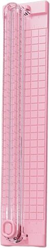 A3 Small Paper Trimmer, Portable Paper Cutter for Label, Origami, Card, Photo, Cardstock, and Craft Project, Pink in Saudi Arabia