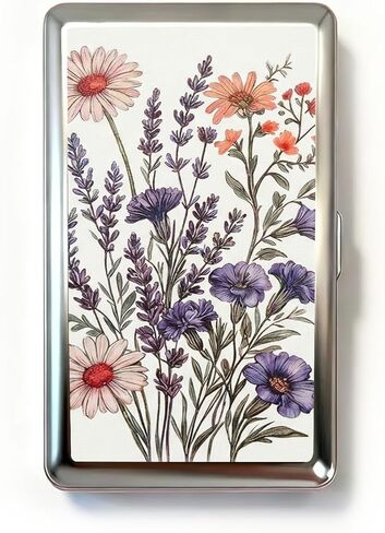 Vintage Art Deco Versatile Card & Cash Case, Slim Metal Wallet for Women Men Credit ID Business Cards (Style-A) in Saudi Arabia