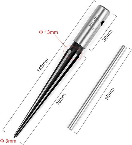 Guitar Tapered Reamer, Guitar Repair Parts Tapered Reamer Luthier Hand Wood Tungsten Accessories in Saudi Arabia