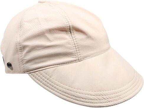 Foldable Sun Beach Hat-Women's Outdoor UV-Protection-Wide Brim UV Protection Summer Hat,Packable Beach Hat for Hiking/Gardening/Travel(Style 3 Khaki). in Saudi Arabia
