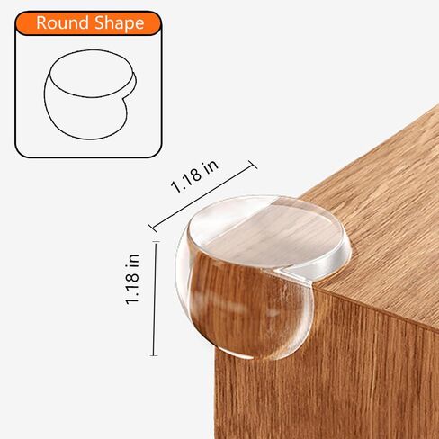12 Pack Corner Protector, Clear Furniture Corner Guard & Edge Safety Bumpers for Table Edges & Sharp Corners - Proofing (L Shape) in Saudi Arabia