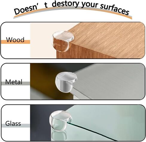 12 Pack Corner Protector, Clear Furniture Corner Guard & Edge Safety Bumpers for Table Edges & Sharp Corners - Proofing (L Shape) in Saudi Arabia