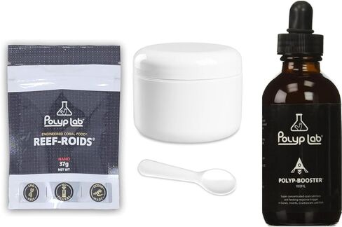 Polyp-Booster PolypLab Reef-roids Coral Reefroids Fish Food (Booster 100mL + Reefroids 150G) in Saudi Arabia