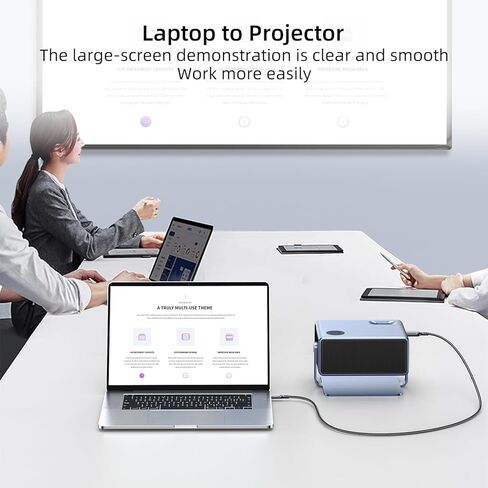 USB C to HDMI Adapter 4K@60Hz, USB Type-C to HDMI Female Adapter [Thunderbolt 3/4 Compatible] for MacBook Pro/Air for iPhone16/15 Surface Samsung Galaxy S21 S20 USB C Laptop Tablet Cell Phone in Saudi Arabia
