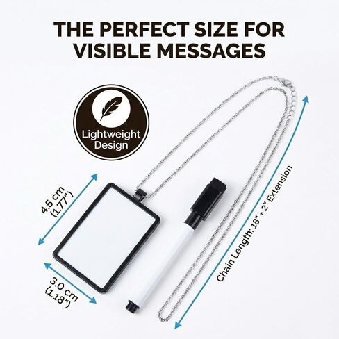 Message Board Drop Unique Earrings&Necklace With Dry Erase Marker,Unique Funny Saying Dangle Earrings Dangling Jewelry Posters Gifts for Women in Saudi Arabia