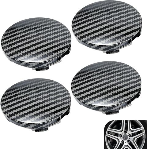 4 PCS Wheel Center Caps, 2.36" x 2.2" x 0.57" Snap-in Dust Proof Rust Proof Hub Cover, Protective and Decorative Wheel Cap, Universal for Most Cars, Trucks, SUVs (Silver) in Saudi Arabia