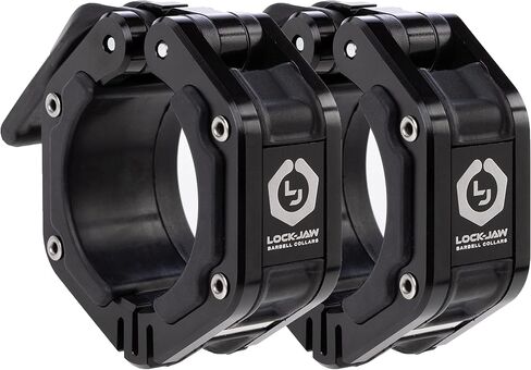 Lock-Jaw FLEX Quick Release Aluminum Barbell Collar with MAGNET (Gold) in Kuwait