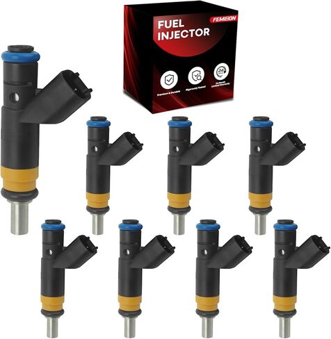 Fuel Injectors 12613411GM Compatible with Chevy 5.3L Tahoe Silverado Avalanche 2010 2011 2012 2013 2014,Compatible with GMC Yukon Sierra 1500(Set of 8) in Saudi Arabia