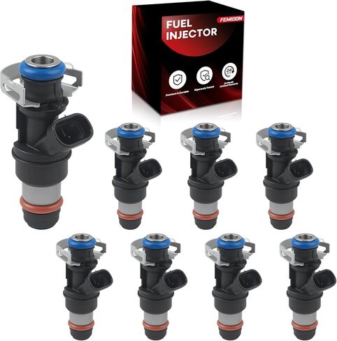 Fuel Injectors 12613411GM Compatible with Chevy 5.3L Tahoe Silverado Avalanche 2010 2011 2012 2013 2014,Compatible with GMC Yukon Sierra 1500(Set of 8) in Saudi Arabia