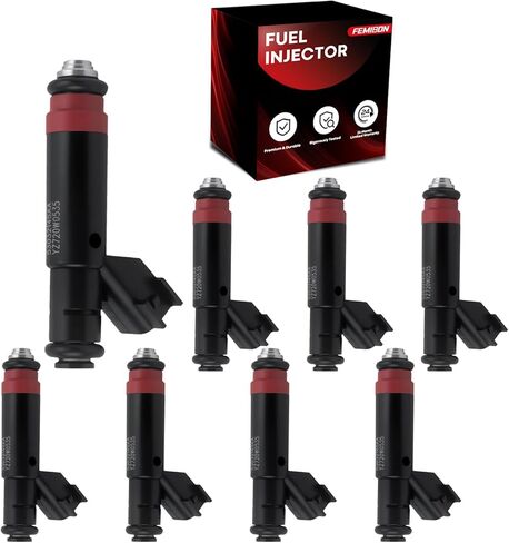 Fuel Injectors 12613411GM Compatible with Chevy 5.3L Tahoe Silverado Avalanche 2010 2011 2012 2013 2014,Compatible with GMC Yukon Sierra 1500(Set of 8) in Saudi Arabia
