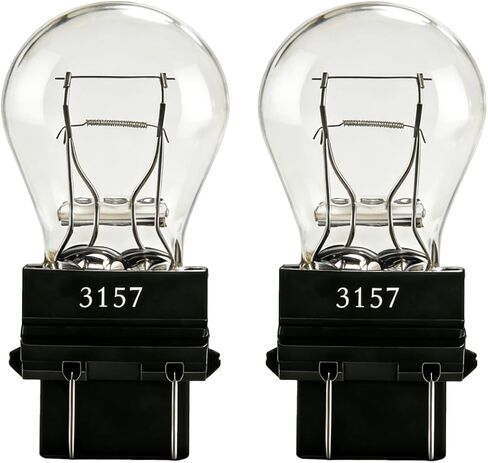 7443 مصابيح الفرامل/النسخ الاحتياطي T20 W21/5W 7444 7443LL W3x16q مصابيح قاعدة/هالوجين عكسية متوافقة مع هوندا وتويوتا إلخ، أضواء وقوف السيارات ذات الفرامل الخلفية لسيارة الدفع الرباعي - عمر طويل in Kuwait