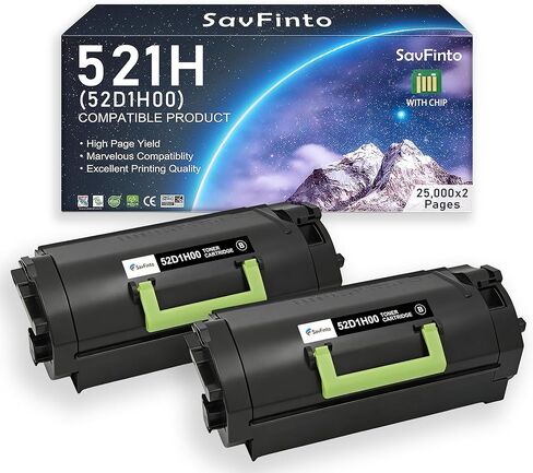 CS421 Toner Cartridge 78C10K0 78C10C0 78C10M0 78C10Y0 78C10 Replacement for Lexmark CS421 CS421dn CS521dn CS622de CX421adn CX522ade CX622ade CX625ade CX625adhe Printer (BCMY, 4-Pack) in Saudi Arabia