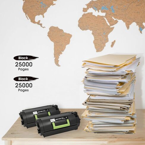 CS421 Toner Cartridge 78C10K0 78C10C0 78C10M0 78C10Y0 78C10 Replacement for Lexmark CS421 CS421dn CS521dn CS622de CX421adn CX522ade CX622ade CX625ade CX625adhe Printer (BCMY, 4-Pack) in Saudi Arabia