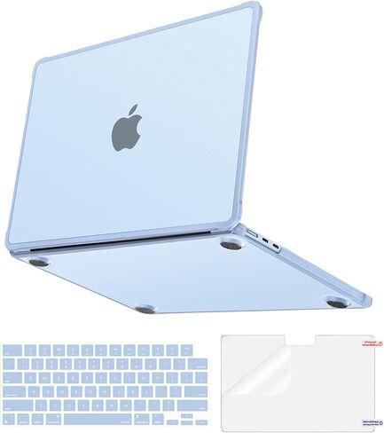 MOSISO Compatible with MacBook Air 13 inch Case 2026 2025-2022 M4 A3240 M3 A3113 M2 A2681,3 in 1 Kit Seamlessly Closes Reinforced Anti-Crack&Anti-Fingerprints Shell for MacBook Air 13.6, Pink in Kuwait