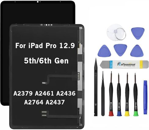 11" Screen Replacement for iPad Pro 11 3rd 4th Gen 2021 A2377 A2459 A2301 A2460 2022 A2435 A2761 A2762 A2759 LCD Display Glass Touch Digitizer Premium Kit with Tools in Kuwait