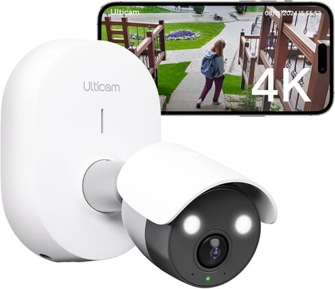 IQ 2K Wired Gemini AI Security Camera – 160° Wide Angle, Free 7‑Day Cloud Storage, Dual PoE/Wi‑Fi Connectivity, Person/Vehicle/Face Detection, Two‑Way Audio & Spotlight in Saudi Arabia