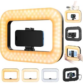 yAyusi Cell Phone Light for Video Recording, Handheld Phone Stabilizer with Light, 8000mAh LED Selfie Phones Ring Light with Phones Holder, Smartphone Video Rig for Camera, Action Camera, Vlog, TikTok in Saudi Arabia