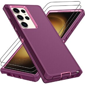 for iPhone 15 Case :14FT Military Grade and 3 in 1 Design iPhone15 Phone case with 2Pcs Screentector,Heavy Duty Shockproof/Dropof/Dustof iPhone 15 Case,Navy Blue in Saudi Arabia