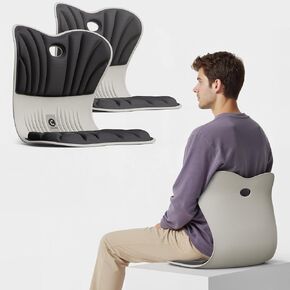 CabSupport Lumbar Support for Office Chair M5 – Ergonomic Support Seat for Posture Correction and Lower Back Pain Relief – Portable, Washable Pads for Office, Home, Car & Floor Sitting in Kuwait