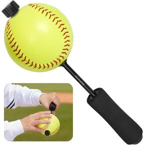 Softball Pitching Tools - 12 Inch Finger Strength & Spin Control Practice Softball Pitching Trainer, Portable Training Aid for Fastpitch & Slowpitch Players in Saudi Arabia