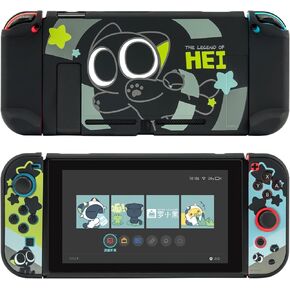 حافظة حماية نحيفة من GeekShare متوافقة مع Nintendo Switch - حافظة جلدية ممتصة للصدمات ومضادة للخدش لجهاز Switch - Alchemy Cat (للمفتاح العادي) in Kuwait