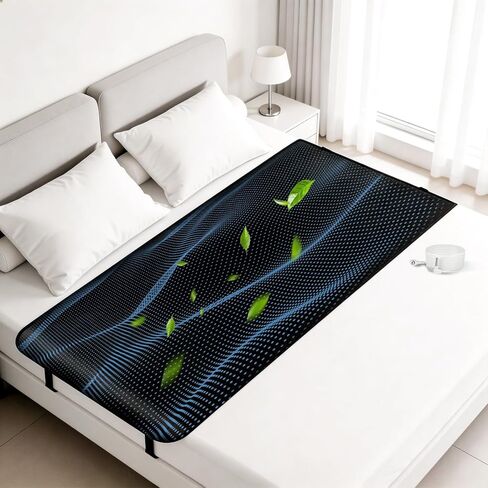 Grounding Mat for Bed,Earthing Mat Grounding Pad for Better Sleep and Stress Relief King Size 76"X27" Down to Grounding mat for Bed with Grounding Cord for Natural Energy Balance in Saudi Arabia