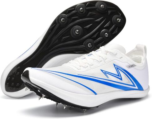 Track and Field Shoes Kids Spikes Sneakers Full-Length Carbon Plate Track Race Jumping Sneakers Girls Professional Running Tarck Spikes Shoes Boys in Saudi Arabia