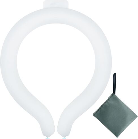 Neck CoolingTube with Insulated Bag, Reusable Frozen Neck CoolingProducts for HotWeather (1, Blue) in Saudi Arabia