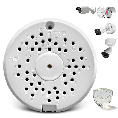 OOSSXX (ABS Plastic) Square Security Camera Junction Box,Security Camera Bracket Outdoor, Waterproof Mount Bracket Hide Cable Junction Box for CCTV Surveillance Camera PTZ/Bullet/Dome Cameras in Kuwait