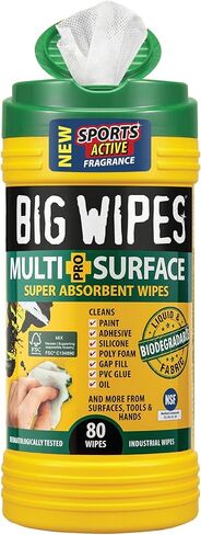 Big Wipes Power Spray Heavy Duty Cleaning Solution for Tough Grime, Garage, Shop, and Professional Jobsite Use - 32 Ounces (1 Pack) in Saudi Arabia