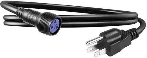 سلك كابل أضواء المسرح في الهواء الطلق، كابل طاقة 1 متر/3.3 قدم 3 × 2.5 مم (قابس أمريكي ورأس أنثى)، لإضاءة Led مقاومة للماء تستخدم بشكل منفصل in Kuwait