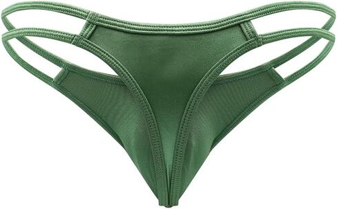 Body Aware Strappy Satin Thong for Men - Sexy Men's Underwear in Saudi Arabia
