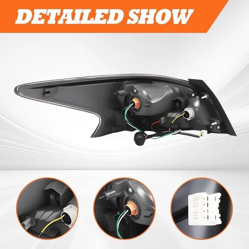 Left Tail Light Assembly Compatible with 2013 2014 2015 Altima 4-Door Sedan Driver Side Halogen Rear Light Tail Lamp 26555-3TA0B 26555-9HM0A in Saudi Arabia