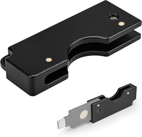 Aluminum Protective Carrying Case fits for Yubikey 5C NFC – Flip Slide Design Keychain Holder for Quick Access & Everyday Protection,Black in Saudi Arabia
