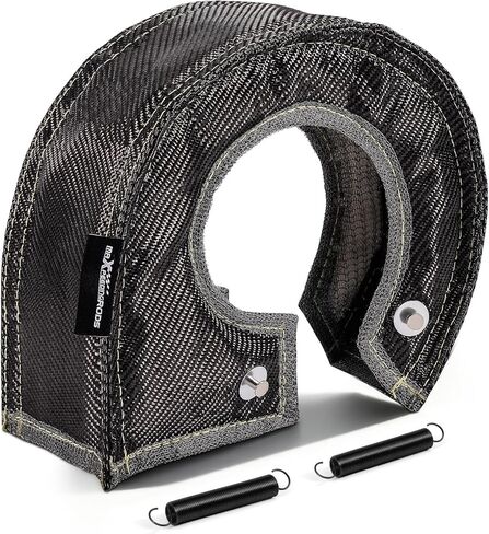 maXpeedingrods T3 Carbon Fiber Turbo Blanket Turbocharger Heat Shield Cover with Fastener Springs for GT25 GT28 GT30 GT32 GT35 GT37 Turbo in Saudi Arabia