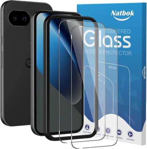 عبوتان + 2 واقي شاشة لهاتف Samsung Galaxy S24 FE مع واقي عدسة الكاميرا، تغطية كاملة لفيلم زجاج مقوى 9H، مقاوم للخدش عالي الدقة، خالٍ من الفقاعات لواقي شاشة Galaxy S24 FE in Saudi Arabia