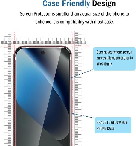 عبوتان + 2 واقي شاشة لهاتف Samsung Galaxy S24 FE مع واقي عدسة الكاميرا، تغطية كاملة لفيلم زجاج مقوى 9H، مقاوم للخدش عالي الدقة، خالٍ من الفقاعات لواقي شاشة Galaxy S24 FE in Saudi Arabia