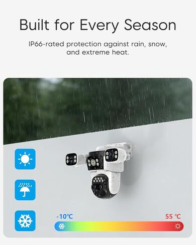 VSTARCAM 720P Outdoor Multi-Lens Camera with AI for Smart Motion Detection in Saudi Arabia