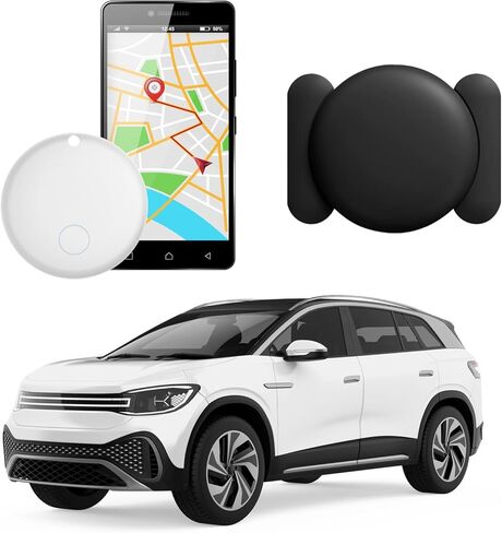 GPS Tracker for Vehicles,Hidden GPS Car Tracker with Magnetic Case,Work with Google Find My(Android Only),Real-time Global Coverage Car Locator for Truck,No Subscription&Monthly Fee/No SIM Card in Saudi Arabia