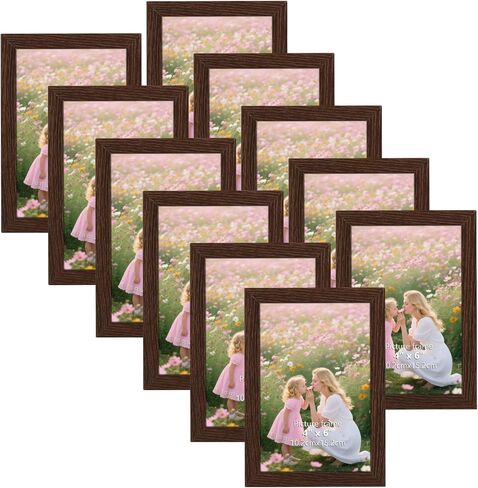CRUGLA 8.5x11 Picture Frame Set of 11, Certificate Diploma Photo Frame 8.5 by 11 for Wall or Tabletop Display, Black in Saudi Arabia