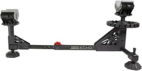 BIRCHWOOD CASEY Foxtrot Rifle & Pistol Shooting Rest - Comfortable Durable Adjustable Gun Rest with Non-Marring Material & Detachable Rear Rest - Fits Most Rifles in Saudi Arabia